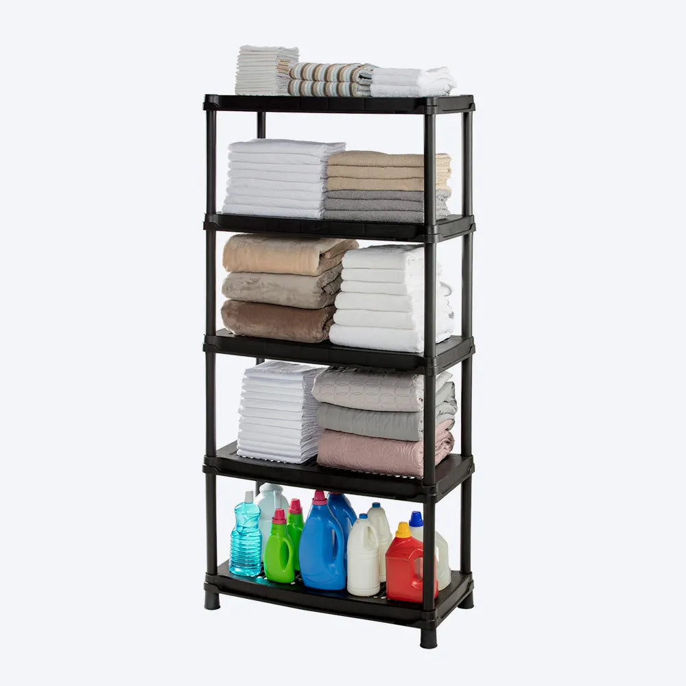 Estanteria Ventilada 18 Pulgadas 5 Niveles Negra - Rimax