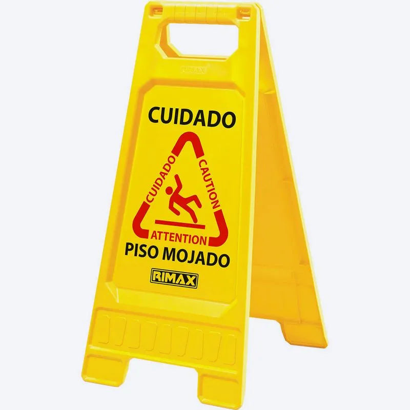 Señal De Precaución Piso Mojado - Rimax