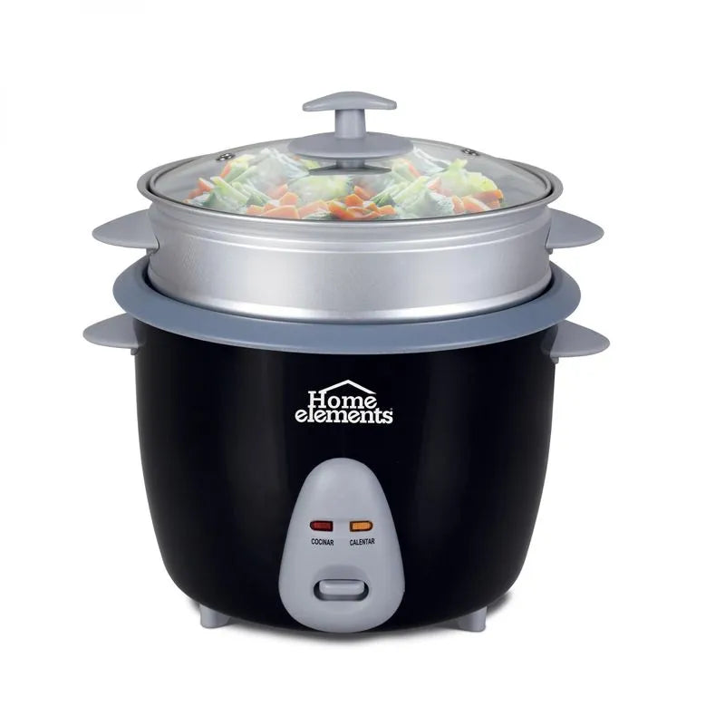 OLLA ARROCERA 1.8 LB HOME ELEMENTS ACERO CON VAPORERA