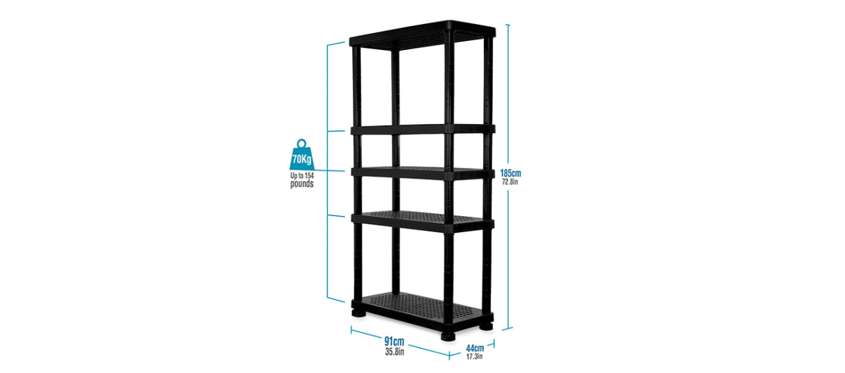 Estantería Modular Súper Forte 5 Niveles - MQ - Muebles Dummi