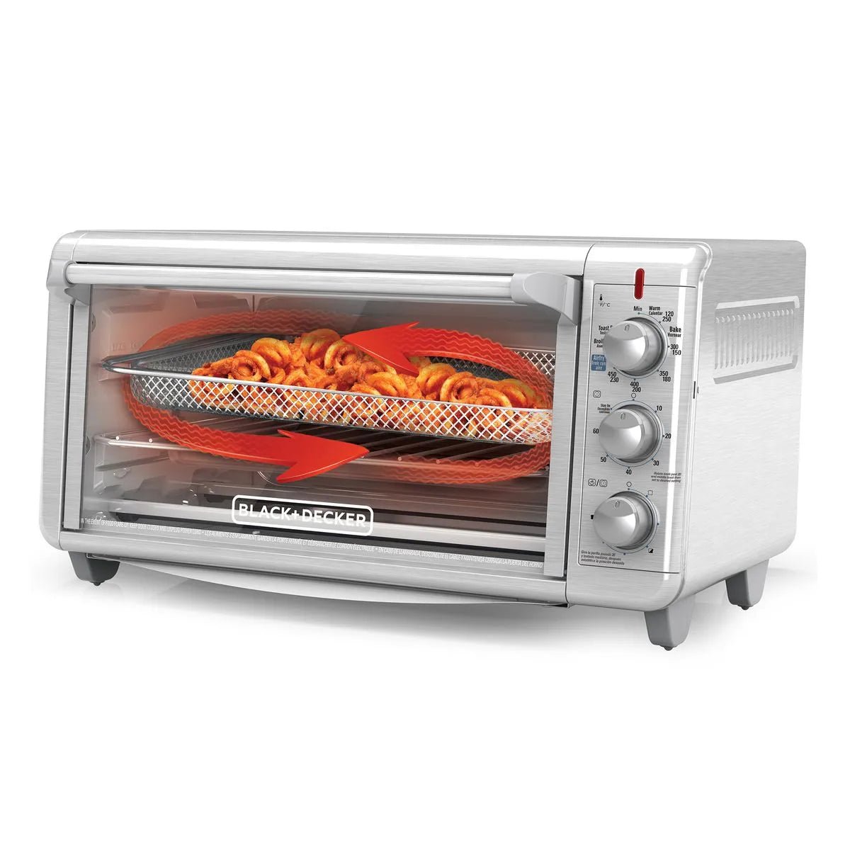 Horno Electrico Freidor de Aire Black & Decker - Muebles Dummi