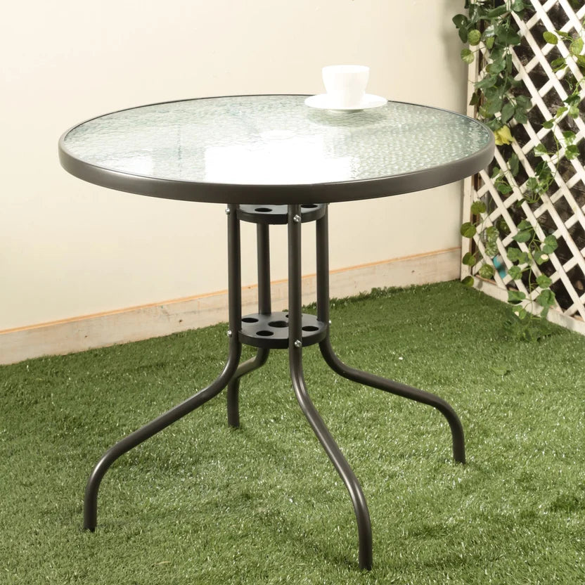 Mesa De Vidrio Redonda