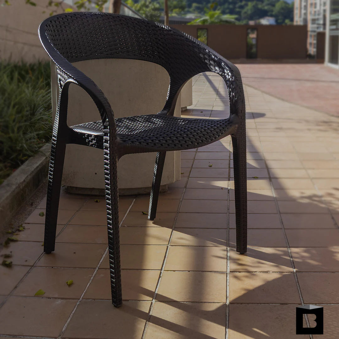 Silla Curve Para Exterior Rattan