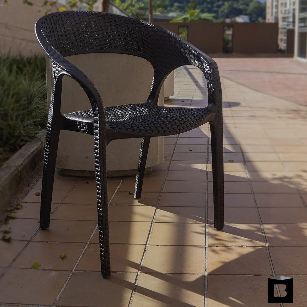 Silla Curve Para Exterior Rattan