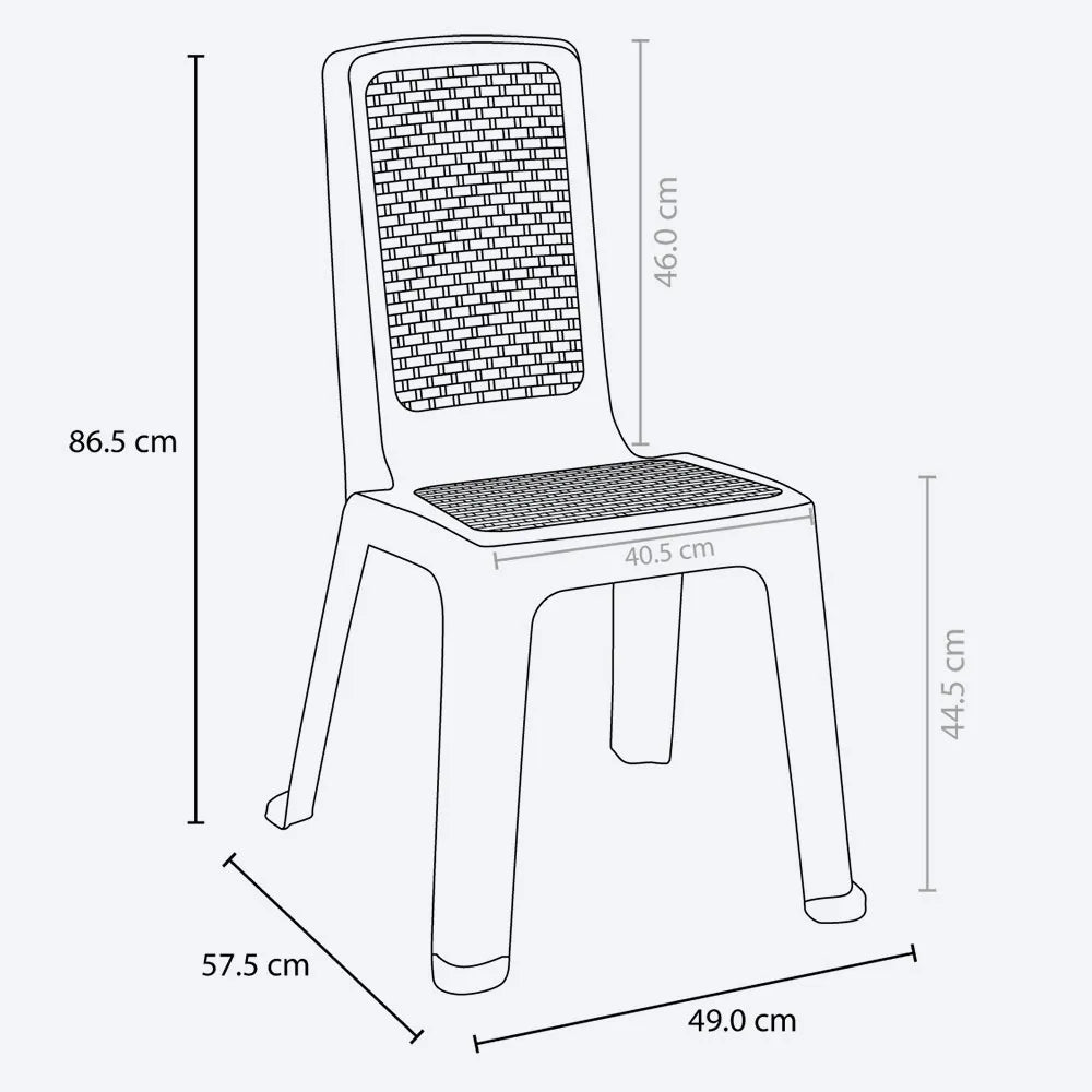 Silla Eterna Apariencia Rattan - Rimax