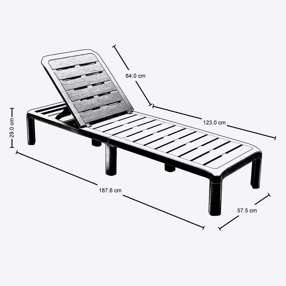 Cama Asoleadora Barú - Rimax