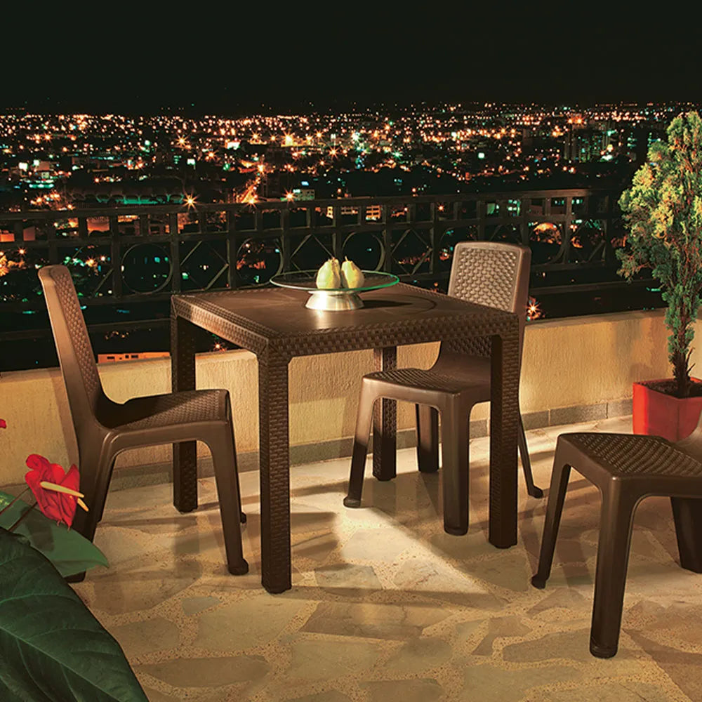 Combo Comedor Eterna (1 Mesa + 4 Sillas Eterna) - Rimax