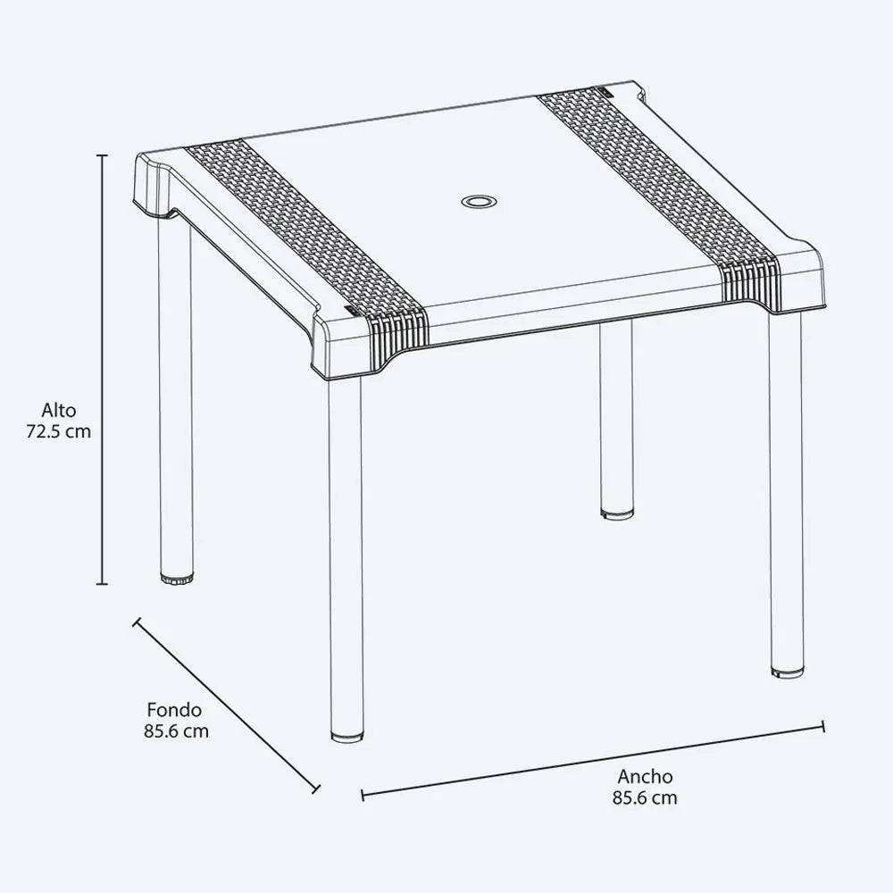 Juego Shia Mesa + 4 Sillas Shia – Rimax