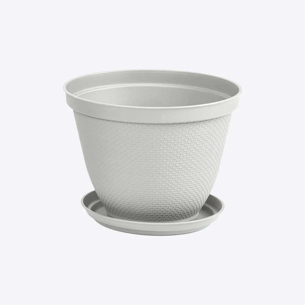 Matera Redonda Rafia 25 Cm Con Plato