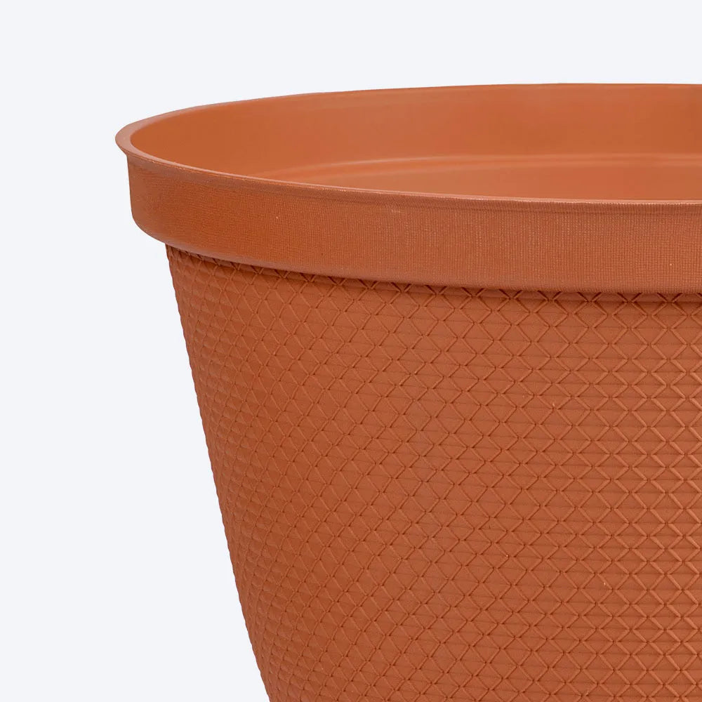 Matera Redonda Rafia 35 Cm Con Plato