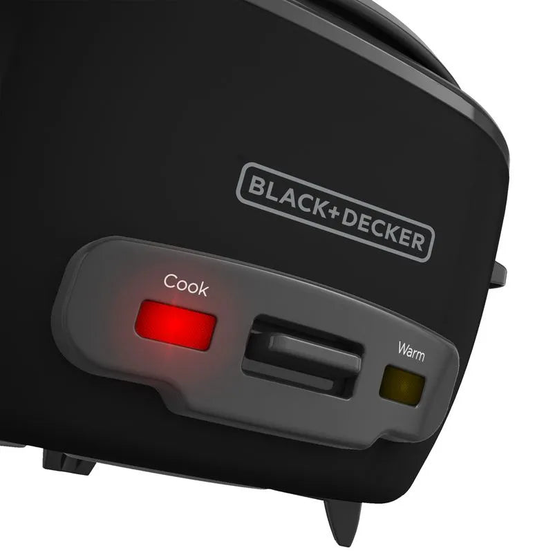 Olla Arrocera Black+Decker 14Tazas Tapa de Vidrio y Vaporera RC514B