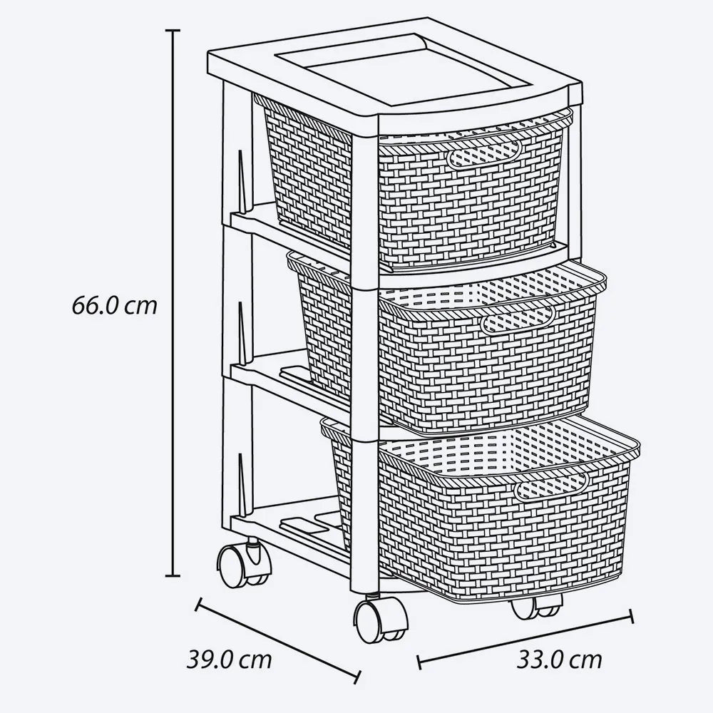 Cajonero Rattan Shia 3G - Rimax