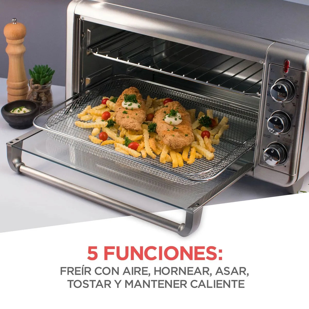 Horno Electrico Freidor de Aire Black & Decker