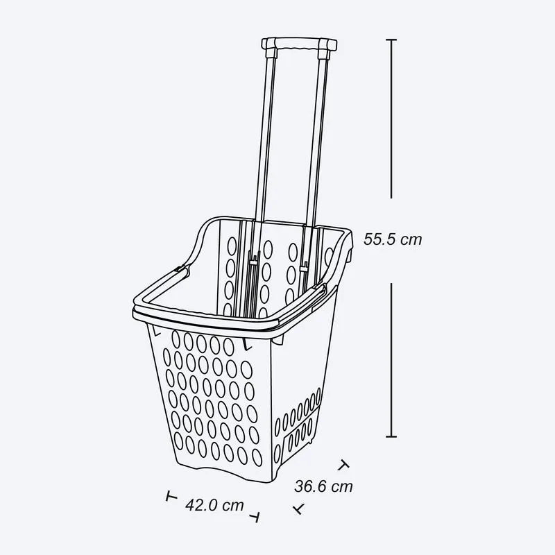 Cesta de Mercado Transportadora 31 LTS - Rimax