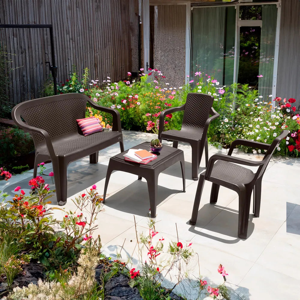 Combo Sala Eterna (2 Sillas + 1 Mesa de Centro + 1 Silla Doble) - Rimax