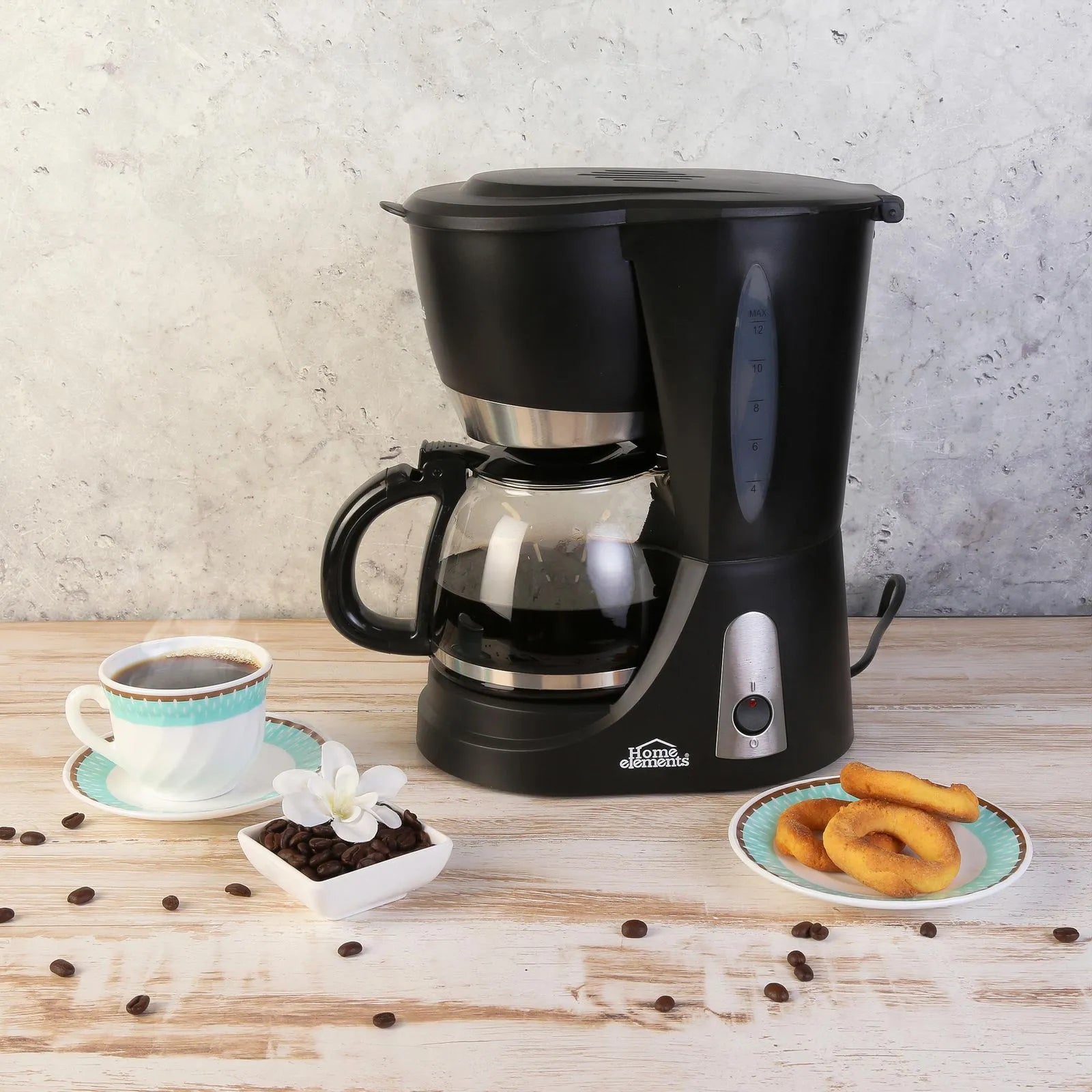 Cafetera Electrica 12 Tazas - Home Elements