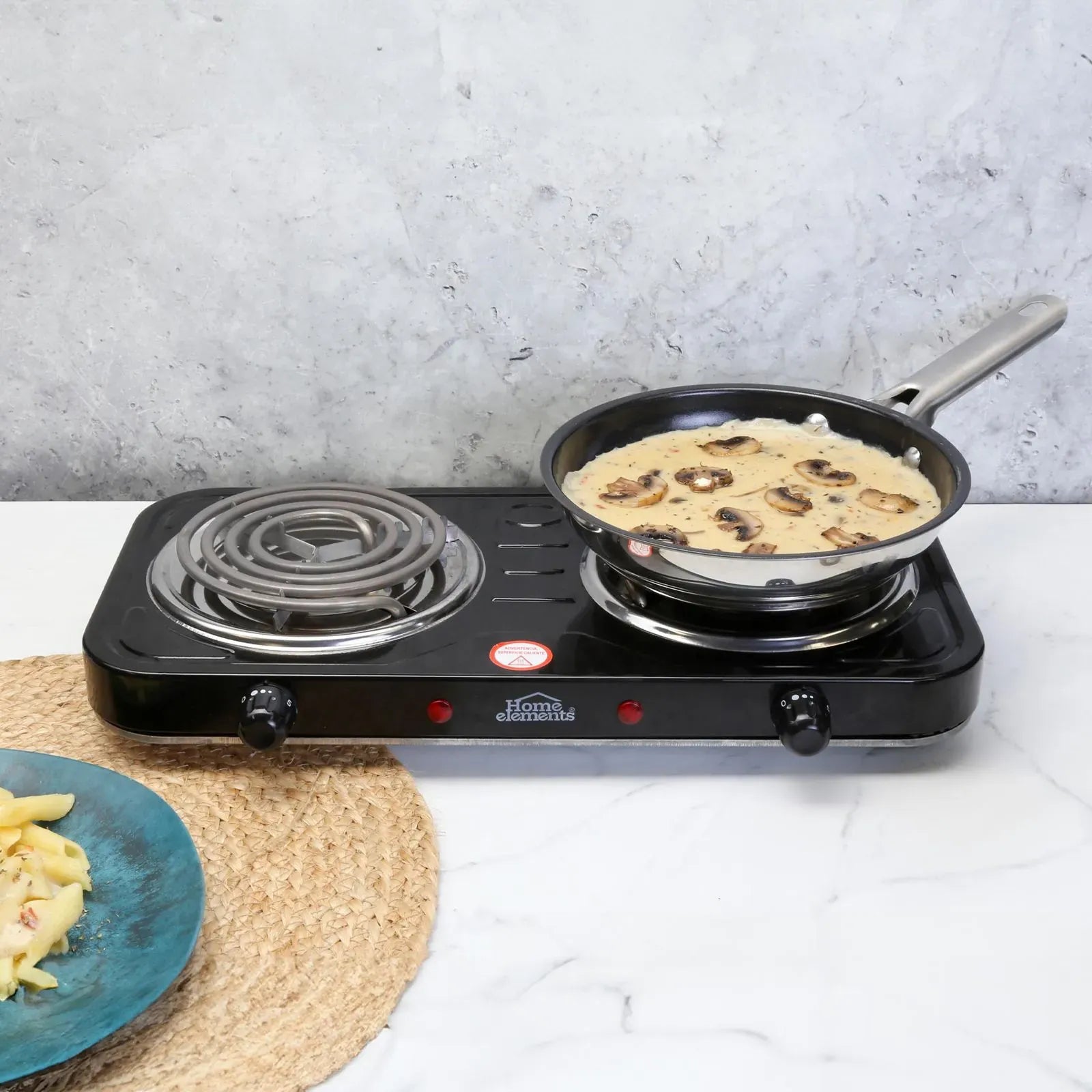 Oferta! Estufa Electrica 2 Puestos - Home Elements