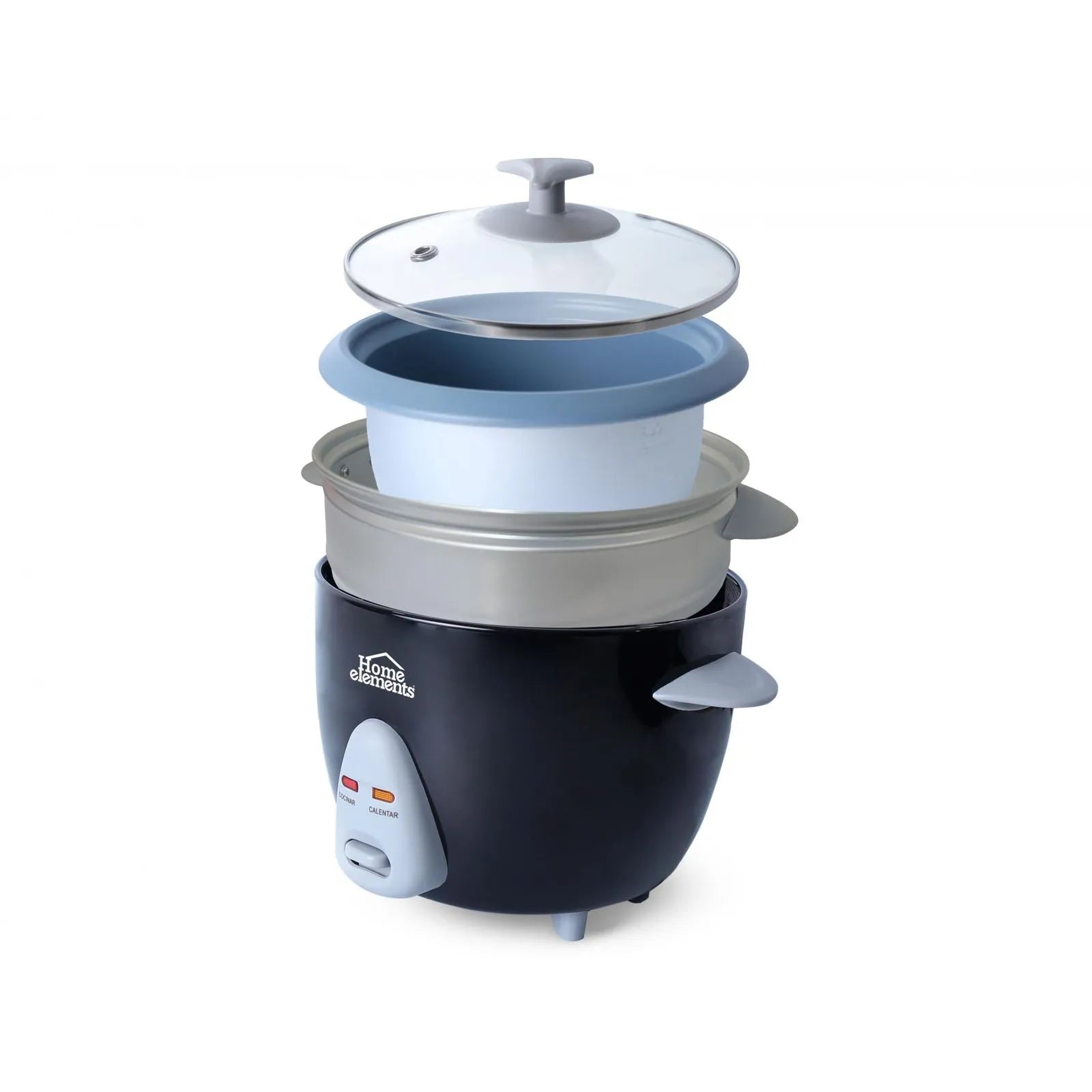 OLLA ARROCERA 1.8 LB HOME ELEMENTS ACERO CON VAPORERA