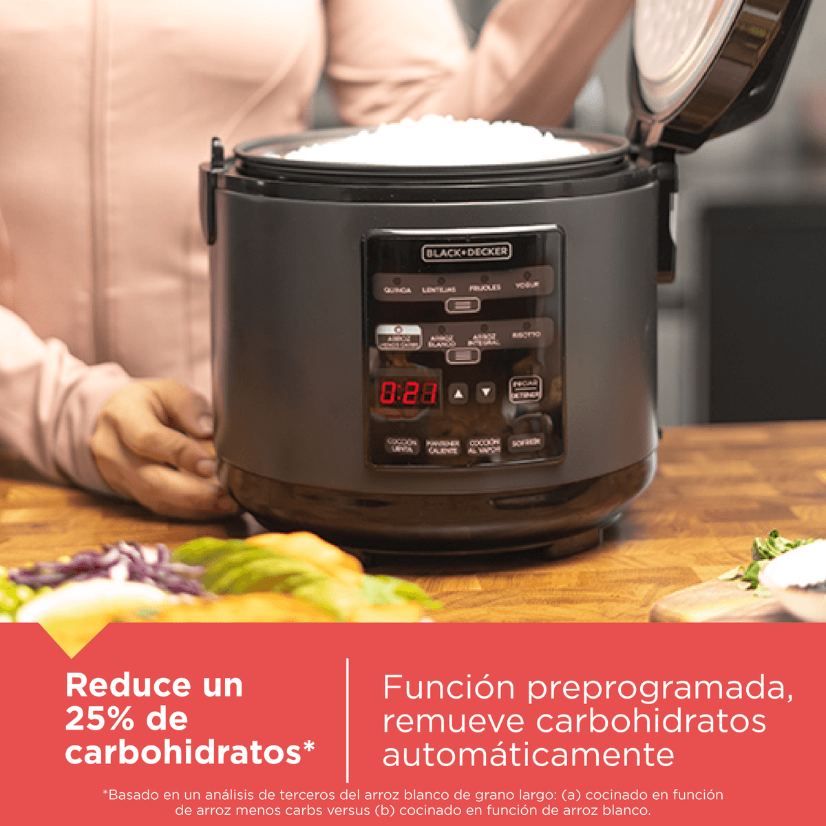 Olla Digital Multifuncion Black & Decker 3 Litros