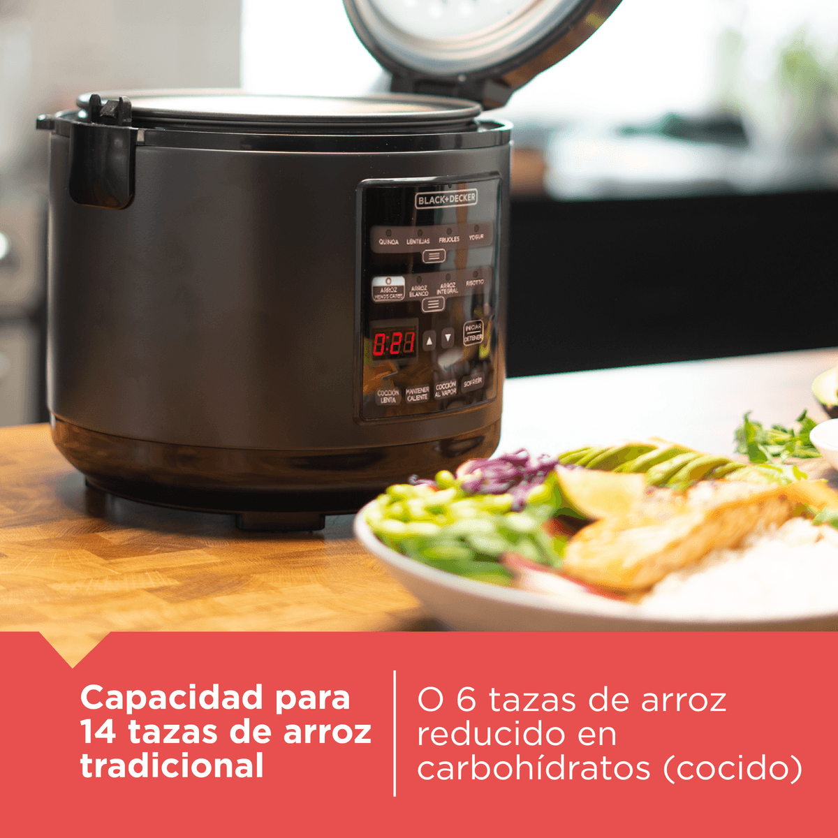 Olla Digital Multifuncion Black & Decker 3 Litros