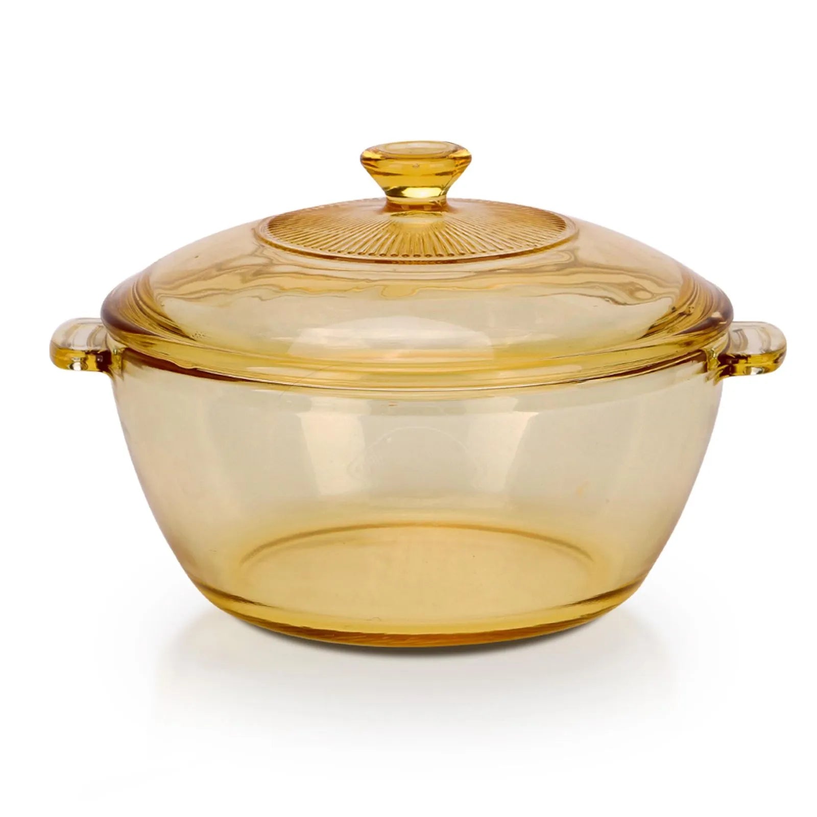 Olla Refractaria De Vidrio 1,5 Litros Con Tapa - Home Elements