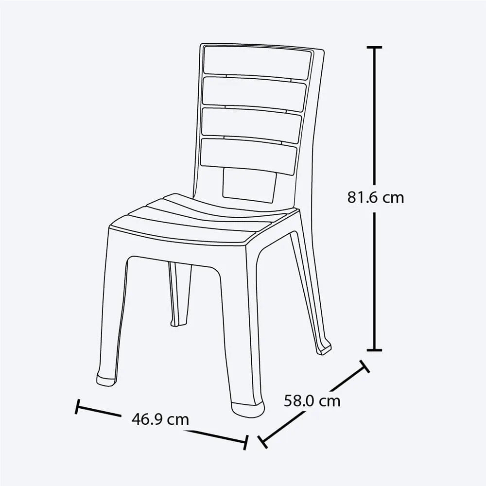 Silla Barú Sin Brazos - Rimax
