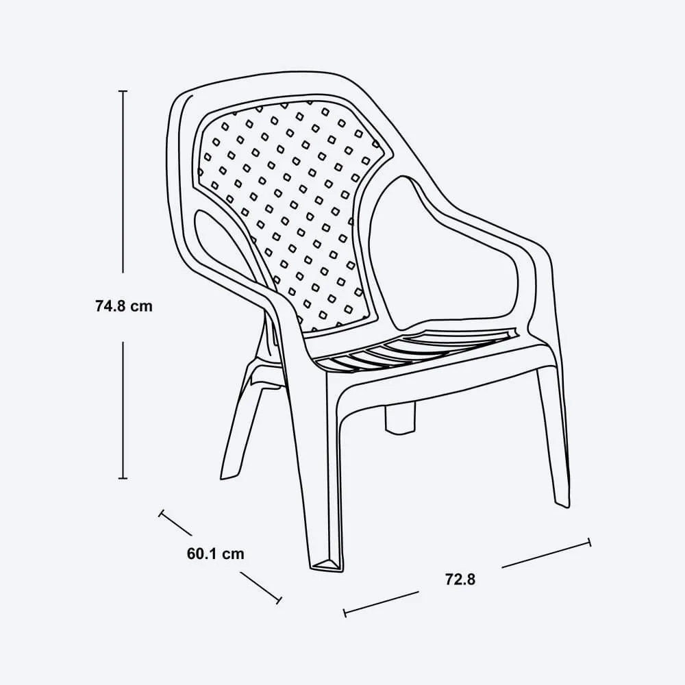 Silla Playera Plástica Rimax