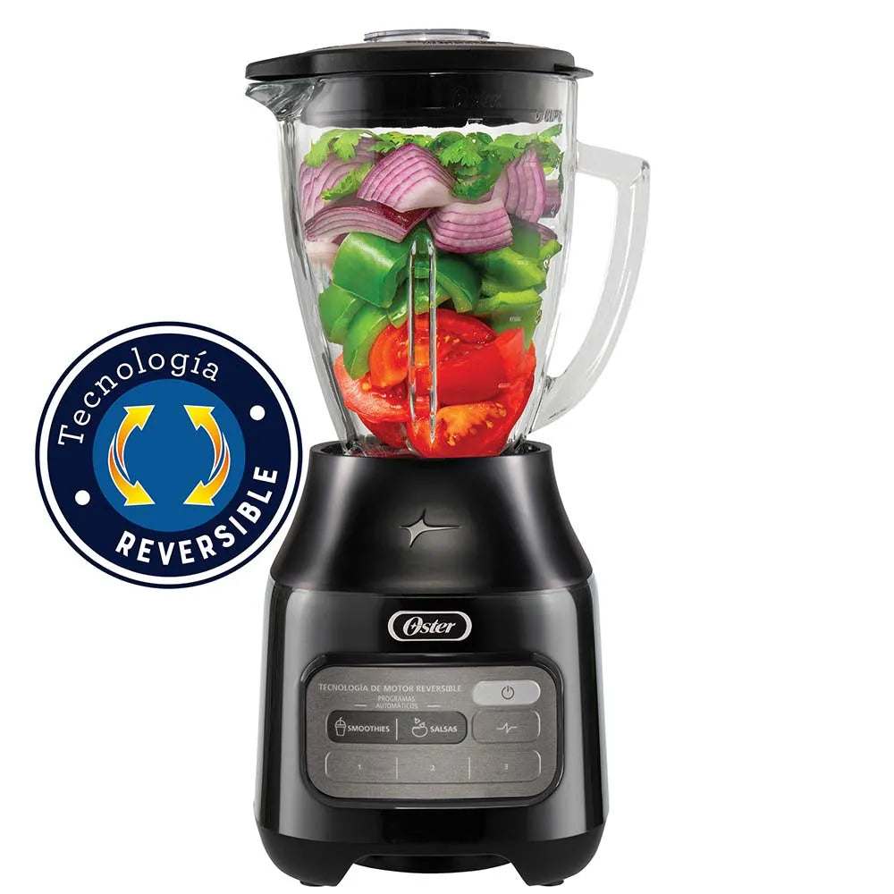 Licuadora con Tecnología Reversible, Vaso de Vidrio - Oster