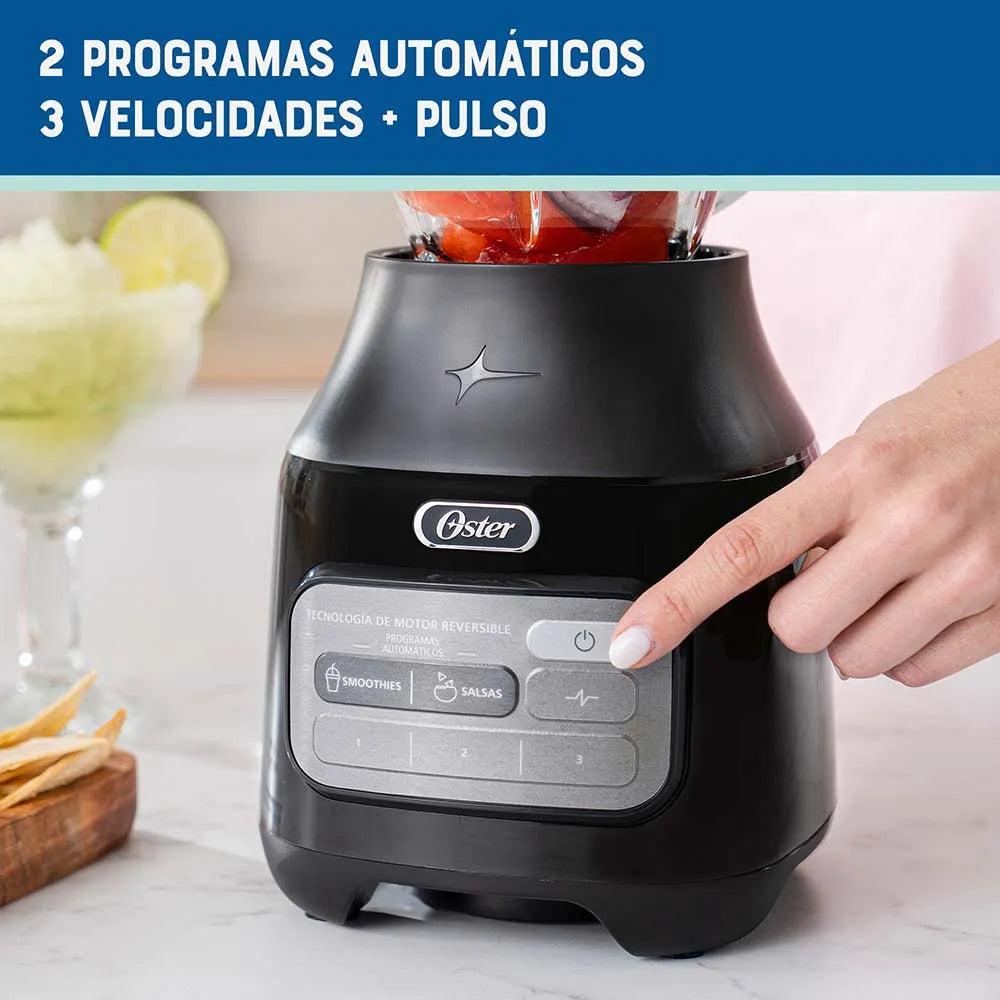 Licuadora con Tecnología Reversible, Vaso de Vidrio - Oster