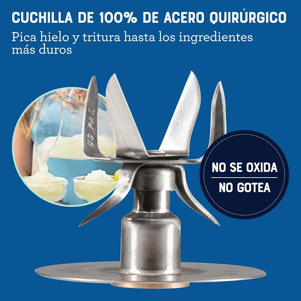 Licuadora con Tecnología Reversible, Vaso de Vidrio - Oster