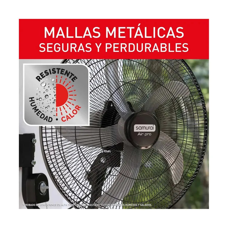 Ventilador SAMURAI Air Pro Mallas Metálicas de 22"