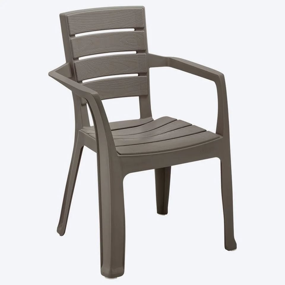 SET X 2 SILLAS BARU CON BRAZOS + MESA CAPRI MOCCA