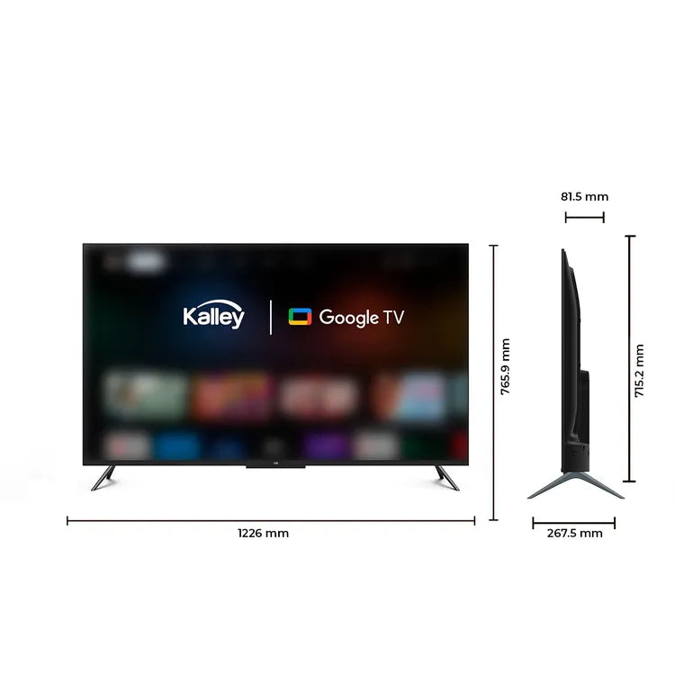 Televisor Kalley 55" - 4K Ultra HD QLED - Smart TV