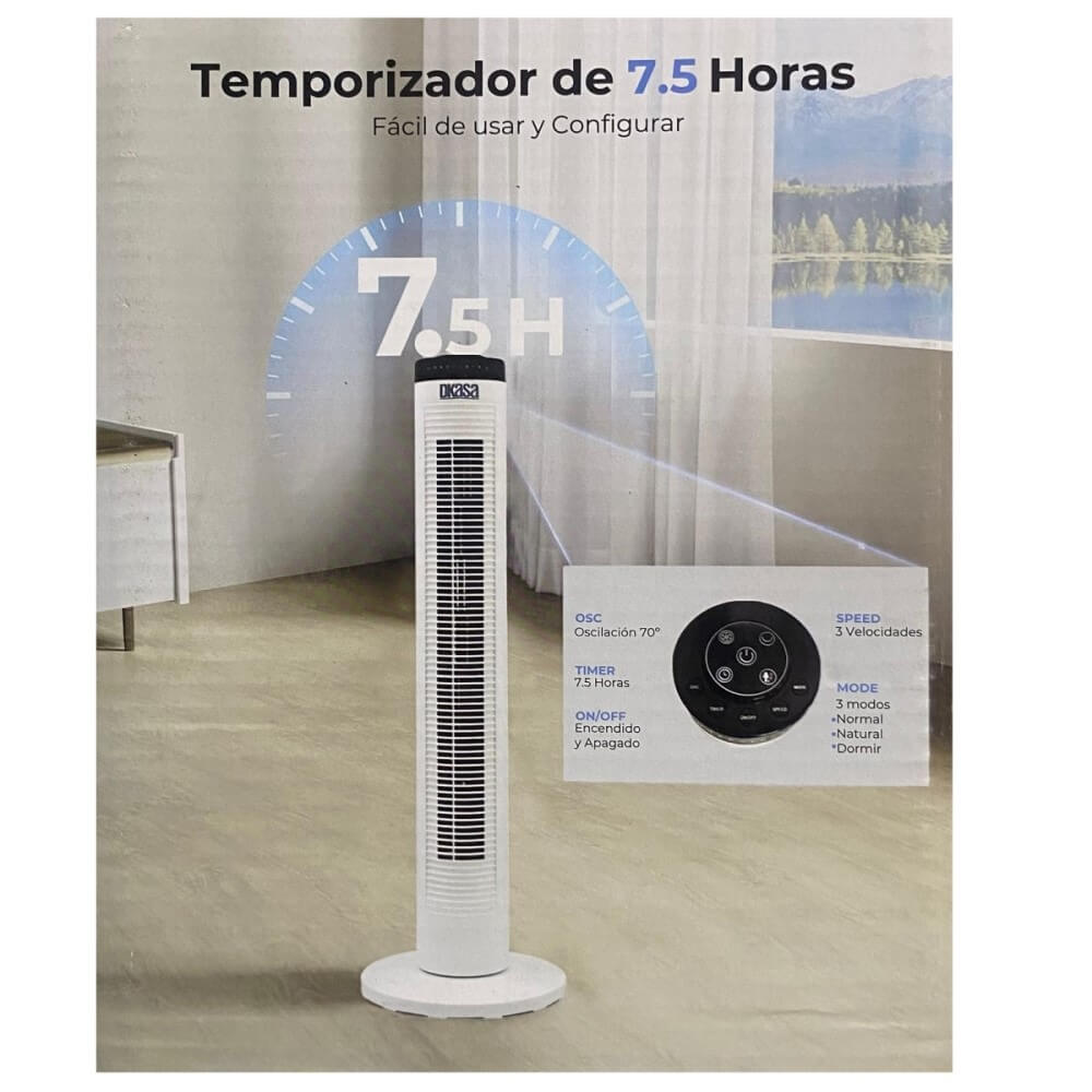 VENTILADOR SIMPLICITY DE TORRE CON CONTROL REMOTO
