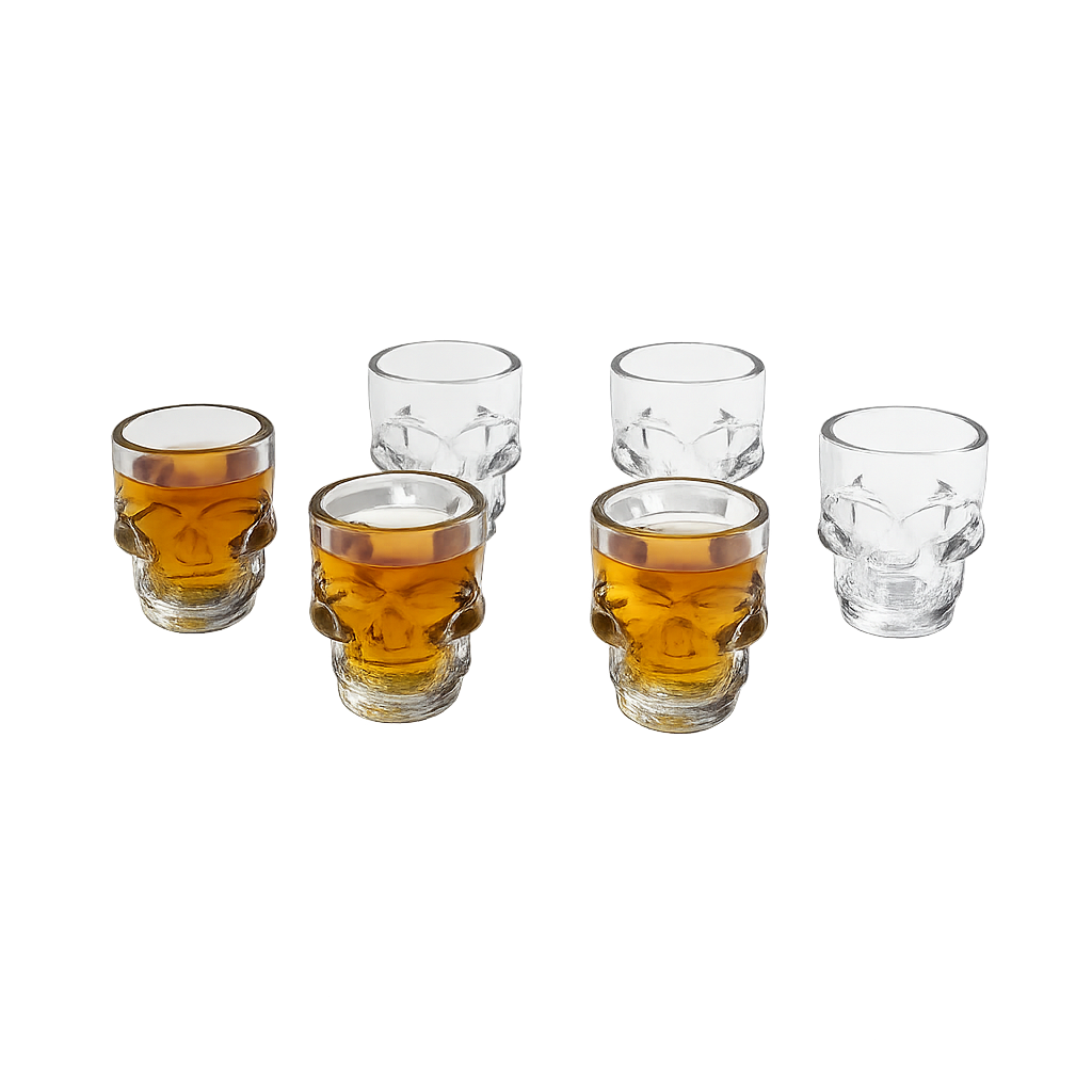 Set de Copas Calavera x6