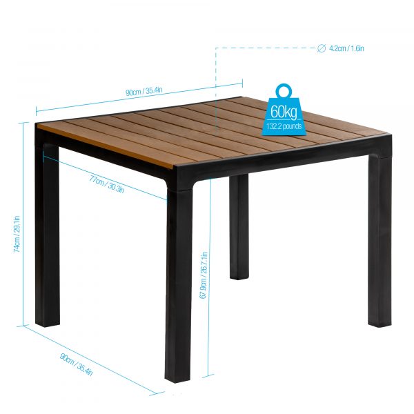 Comedor Para Exterior Madeira 4 Puestos - MQ