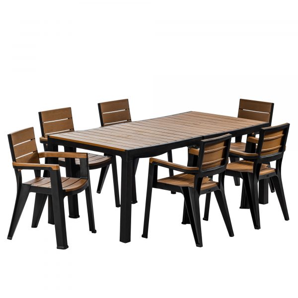 Comedor Para Exterior Madeira 6 Puestos - MQ