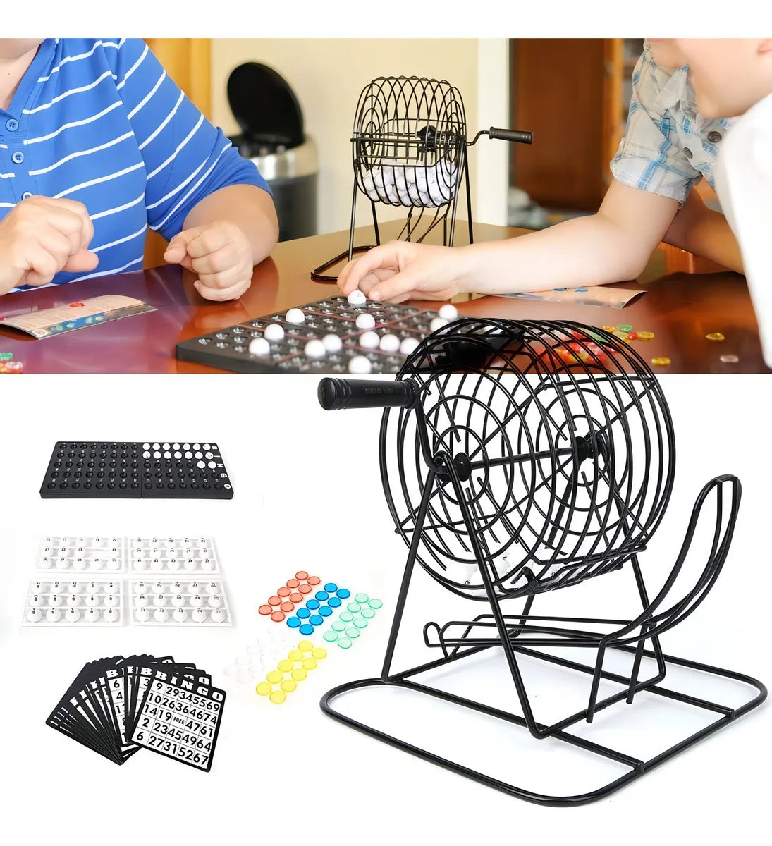 Set Bingo Juego De Mesa Familiar