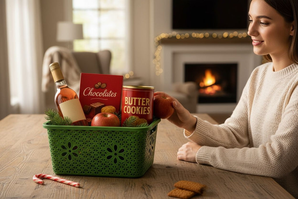 Caja Plástica Multiusos Floral