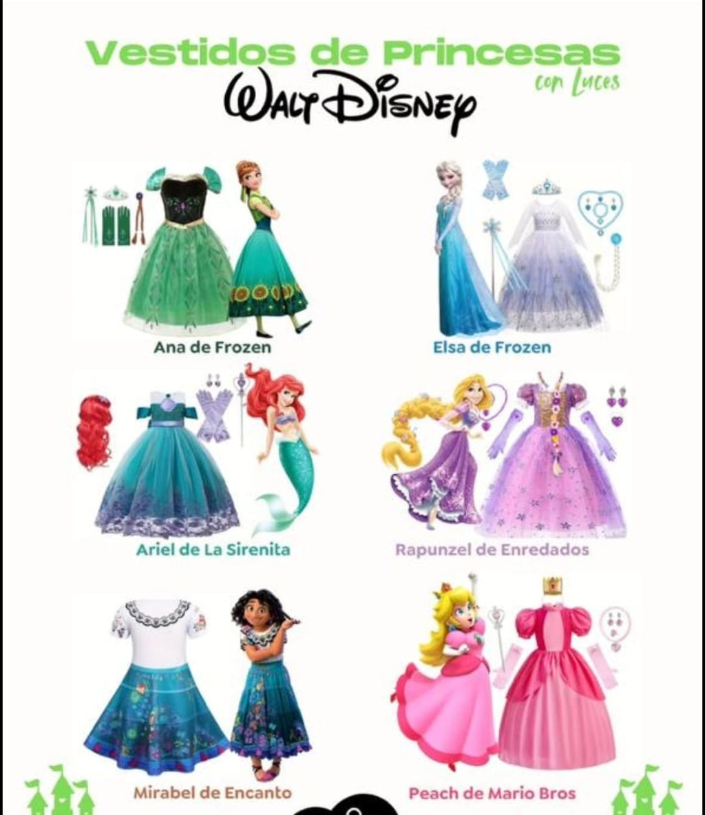 Vestidos - Disfraces de Princesa