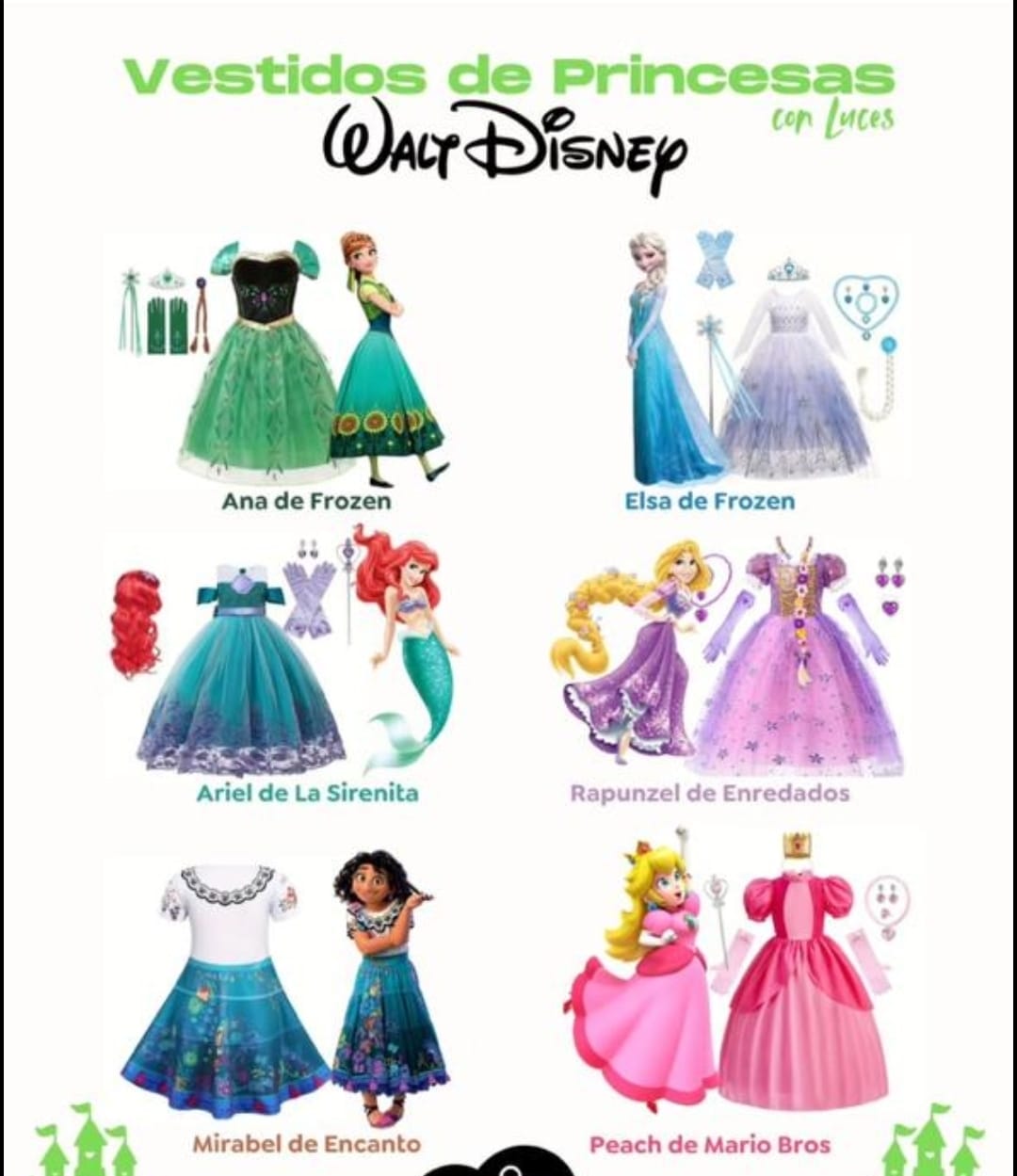 Vestidos - Disfraces de Princesa