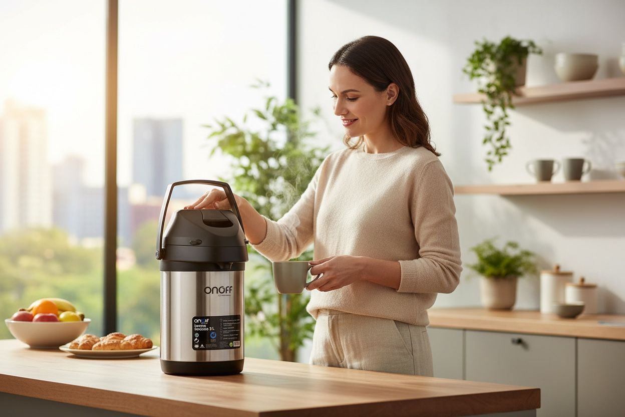 Termo Bomba 3 Litros - Pared en Acero