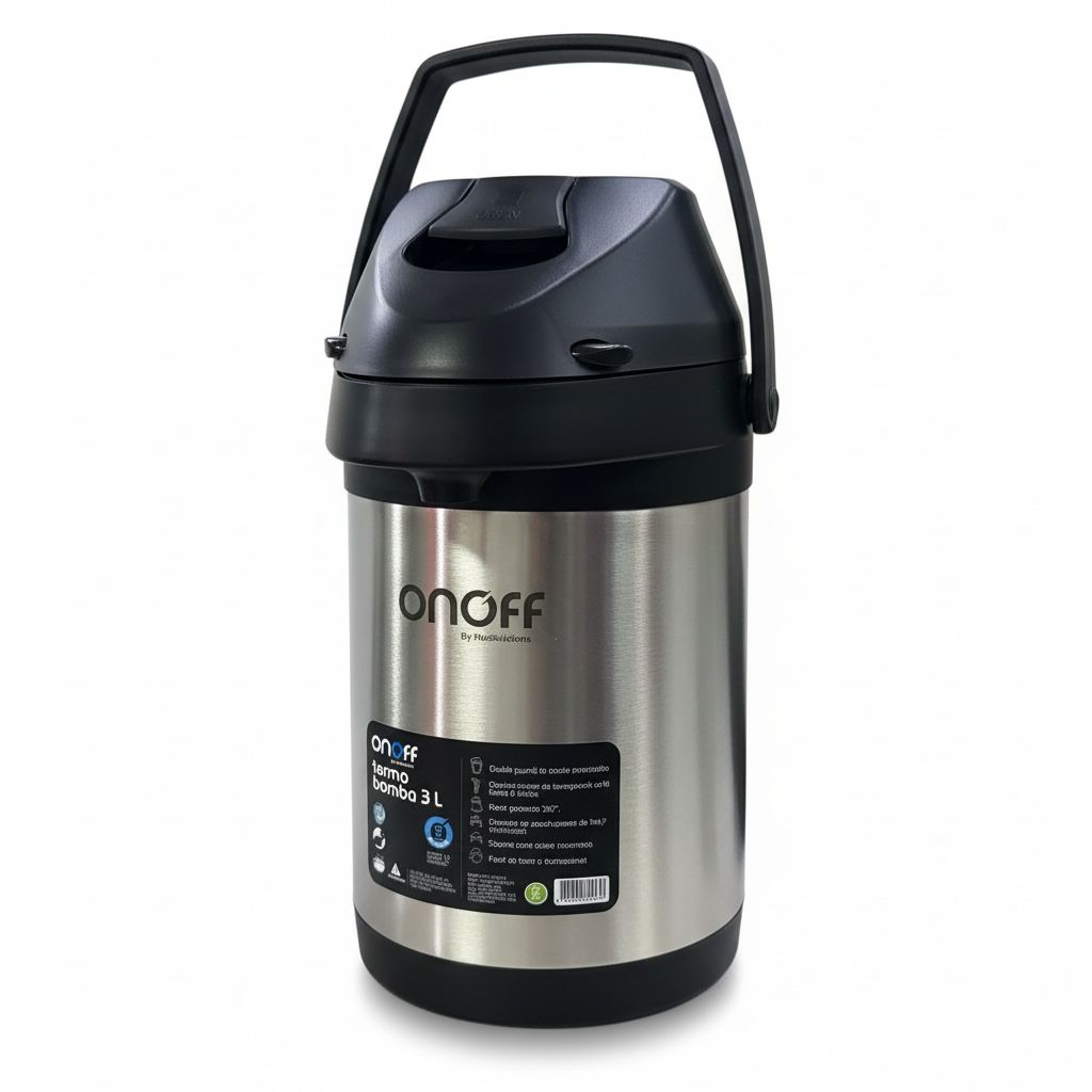 Termo Bomba 3 Litros - Pared en Acero