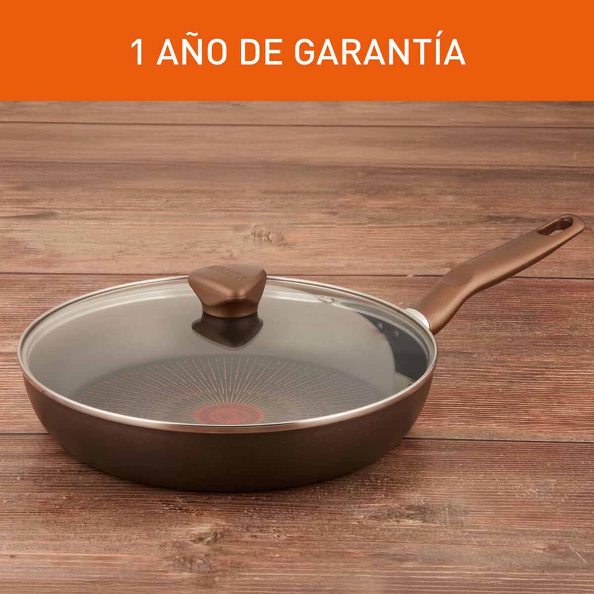 Sartén IMUSA Cambiatón 2026 26cm Antiadherente Tapa de Vidrio