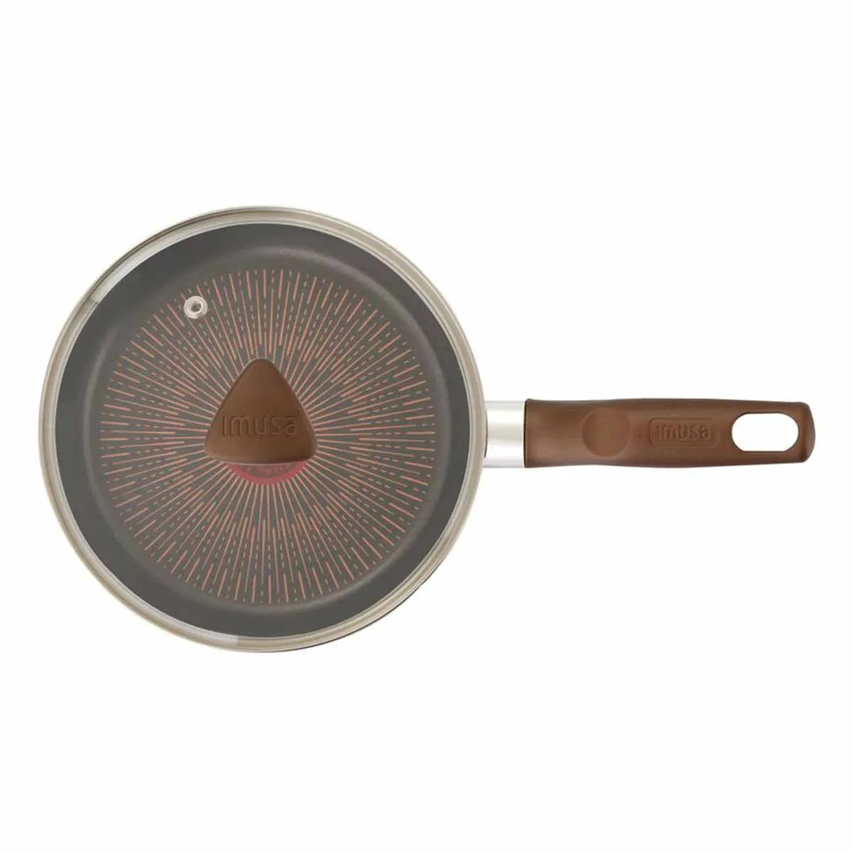 Sartén IMUSA Cambiatón 2026 20cm Antiadherente Tapa de Vidrio