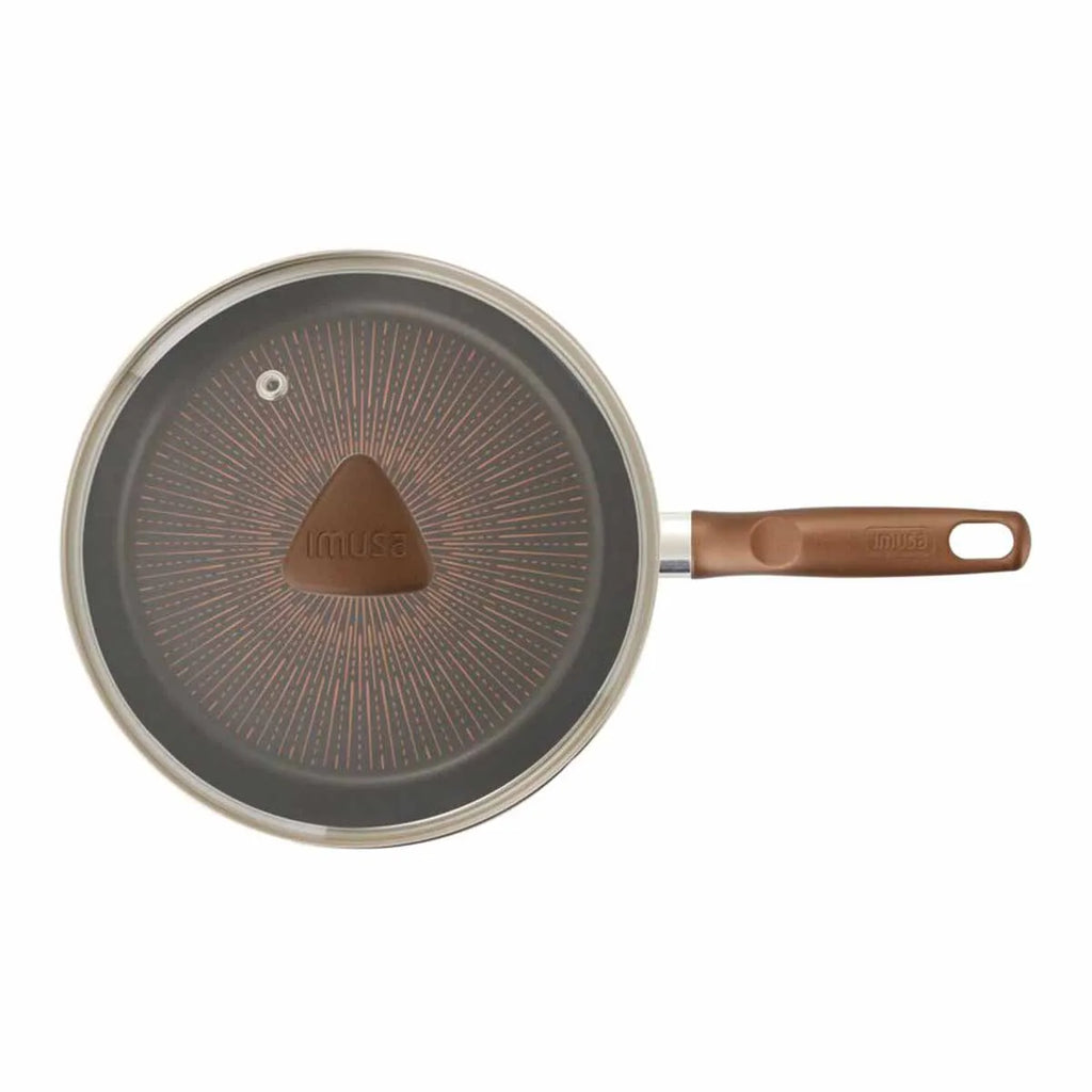 Sartén IMUSA Cambiatón 2026 26cm Antiadherente Tapa de Vidrio