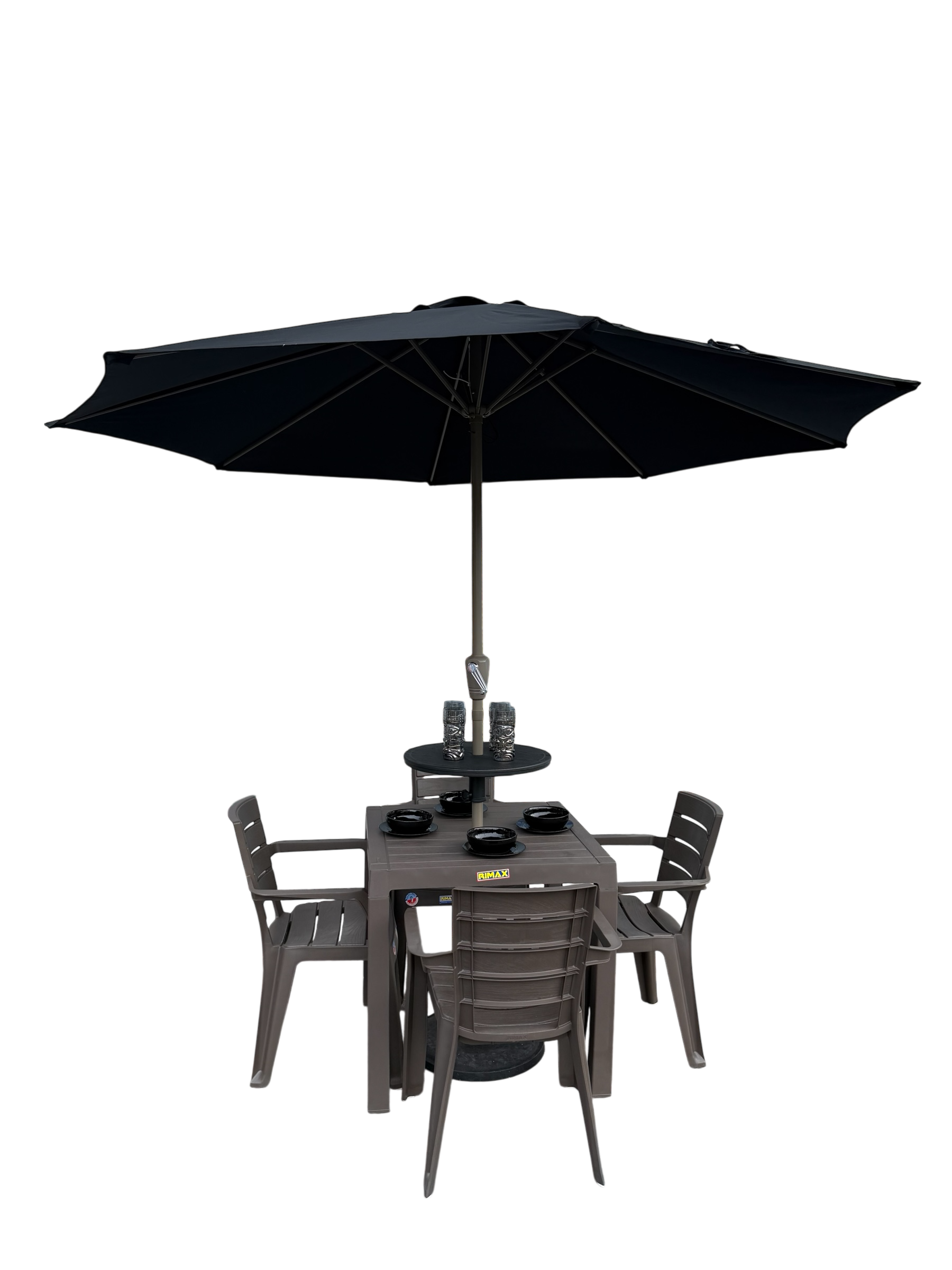 Juego de Comedor Baru + Parasol Con Base