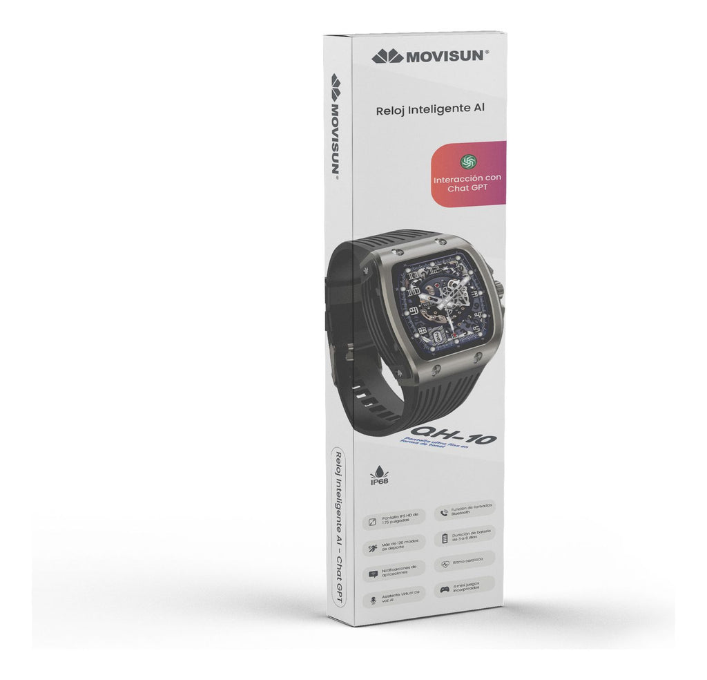 Reloj Inteligente Sumergible Smartwatch - Movisun Qh-10