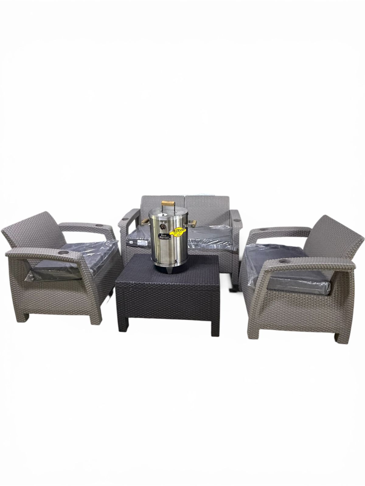 Juego De Sala Comfort Con Barril Asador de OBSEQUIO!