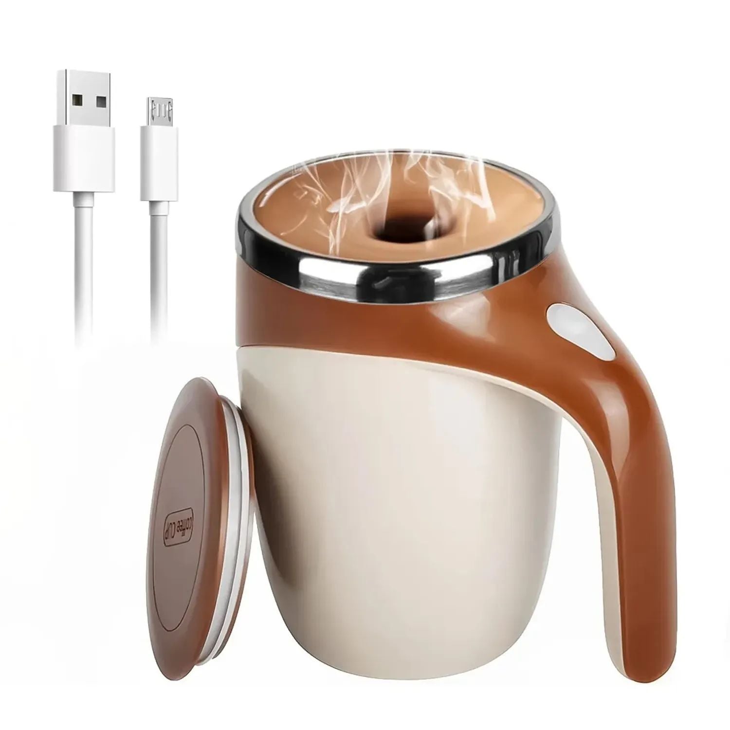 Taza Mug Mezclador Batidos Automatico Recargable